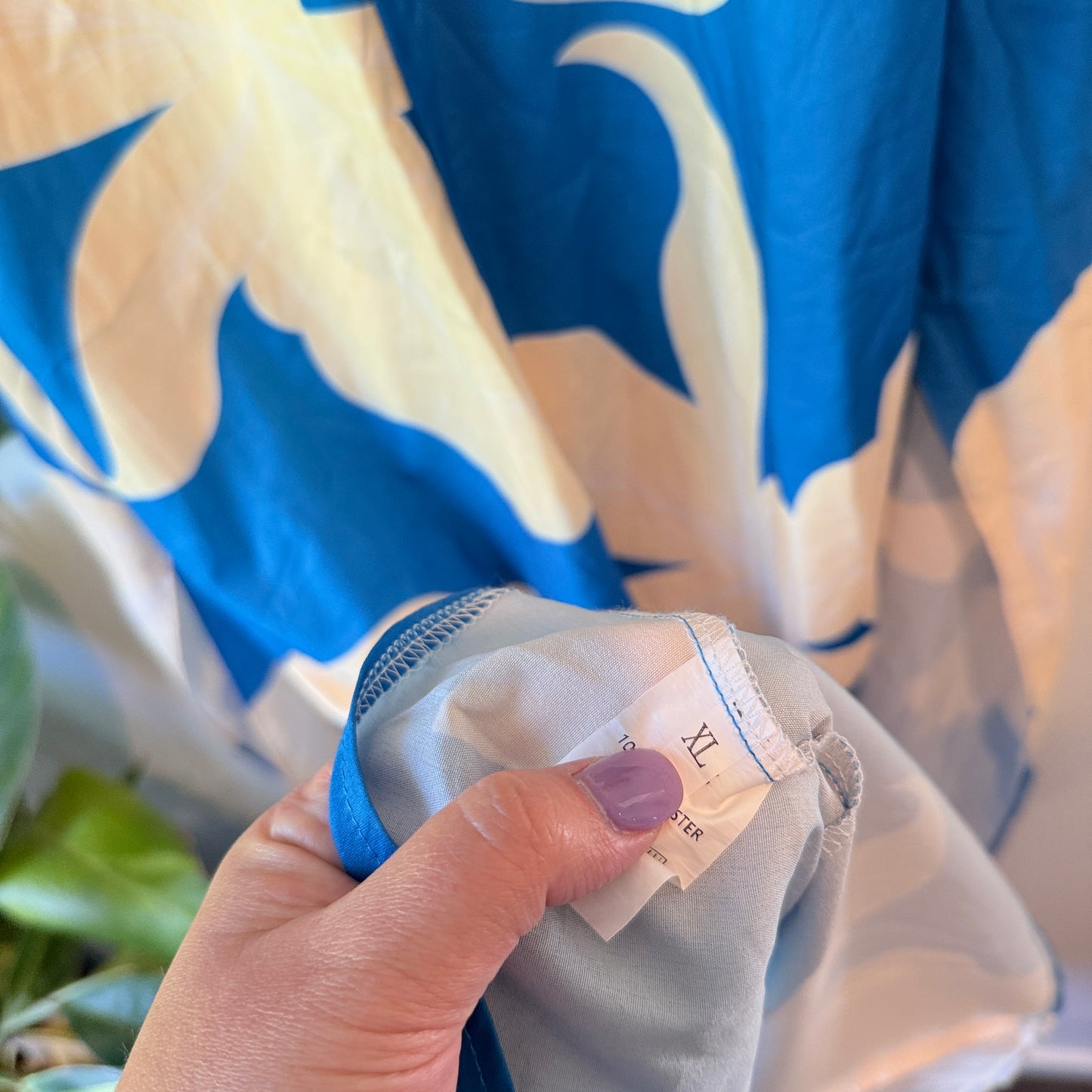 X&Z Abstract Print Button-Through Dress – Size XL