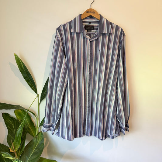Charter Club Slim Fit Stripe Shirt – Size XL