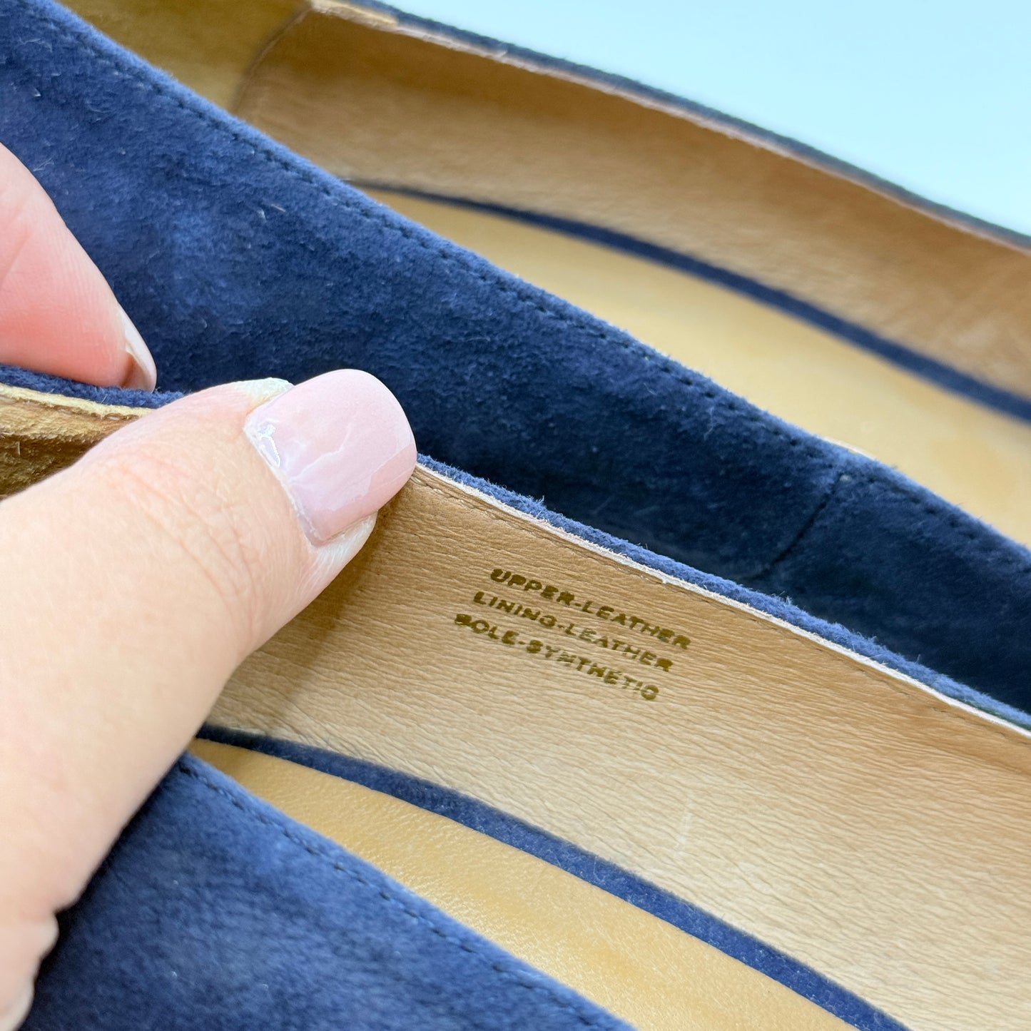 Mi Piaci Navy Blue Suede Pointed Toe Stiletto Heels – Size 40