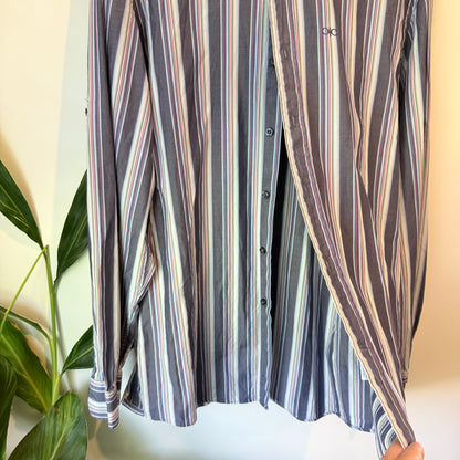 Charter Club Slim Fit Stripe Shirt – Size XL