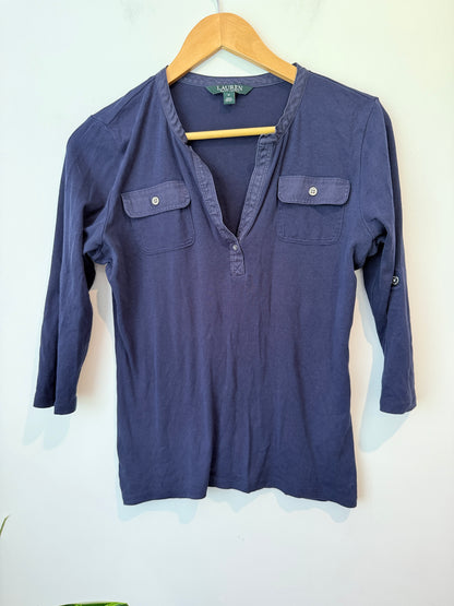 Ralph Lauren Size M 3/4 Sleeve Top