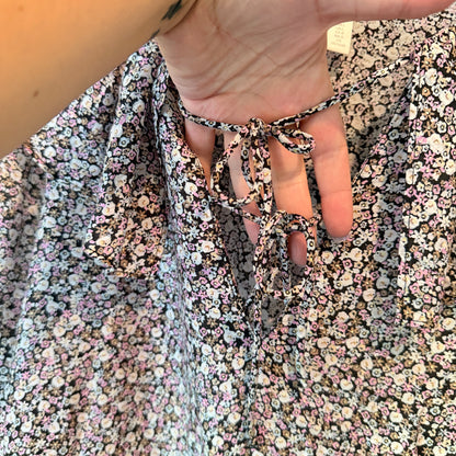 H&M Floral Long Sleeve Blouse – Size L