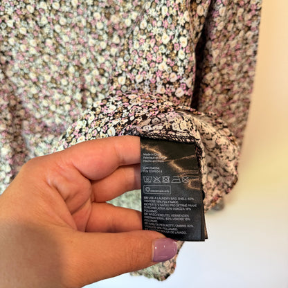 H&M Floral Long Sleeve Blouse – Size L