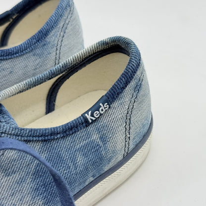 Keds Blue Denim Wash Canvas Sneakers – Size 5