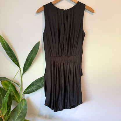LIFEwithBIRD Sleeveless Pleated Dress Black – Size 1 (US 4 / NZ 8)