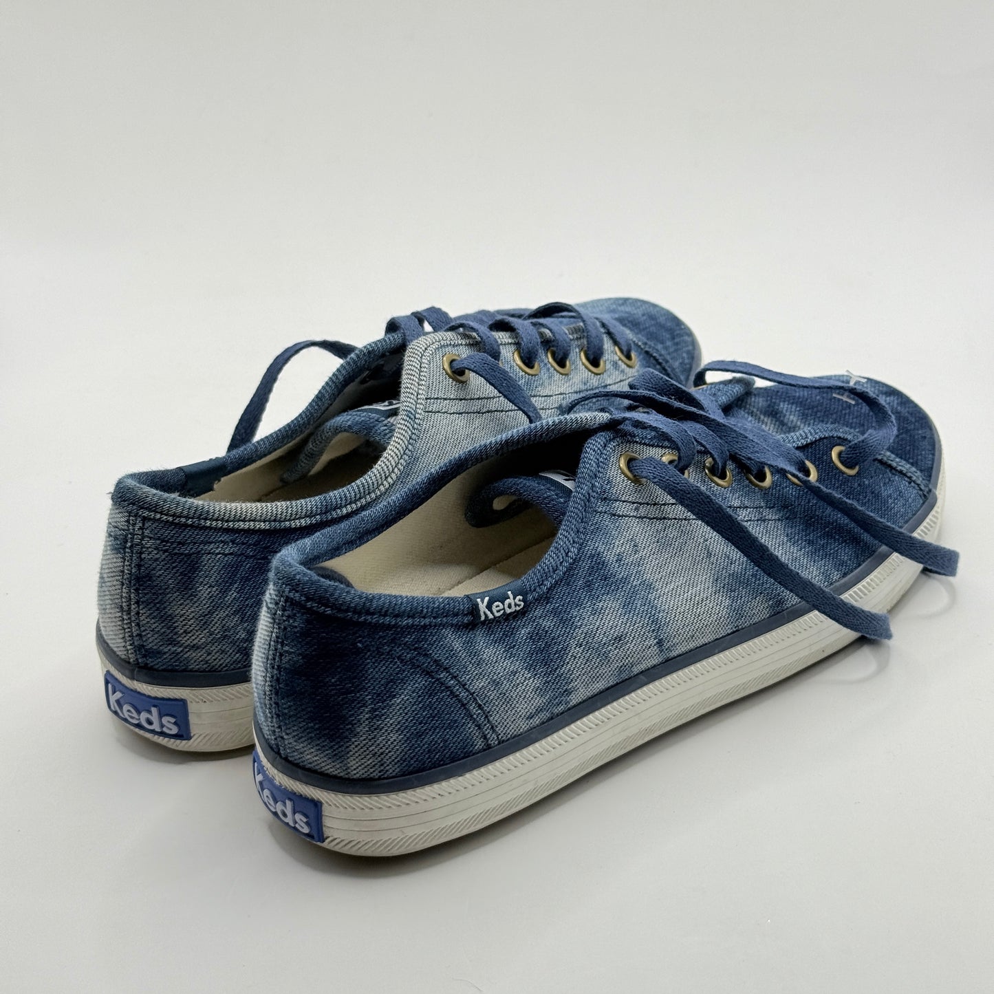Keds Blue Denim Wash Canvas Sneakers – Size 5