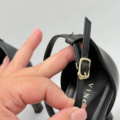 VINCCI Black Clear Strap Heels – Size 9
