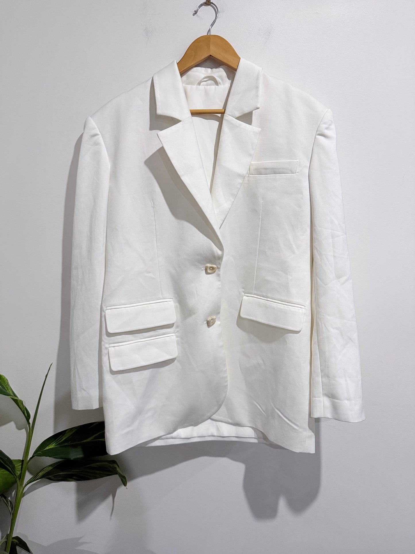 Aje Overture Cutout Blazer White Size 10