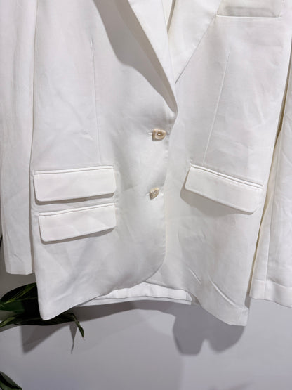 Aje Overture Cutout Blazer White Size 10