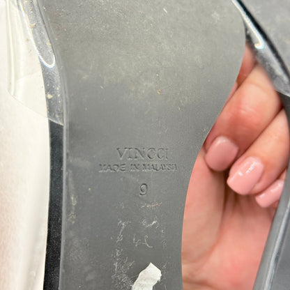 VINCCI Black Clear Strap Heels – Size 9