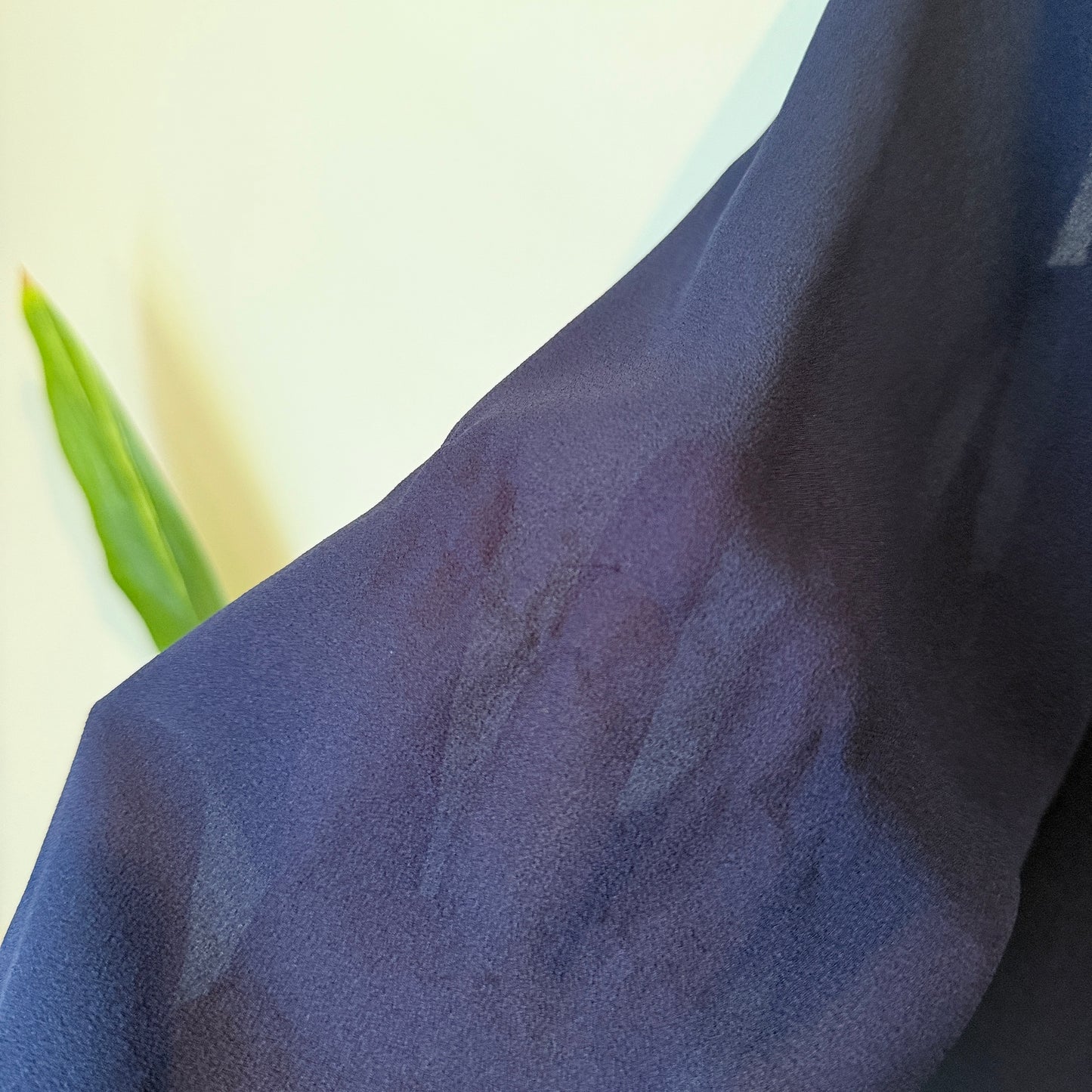 Augustine International Lace Chiffon Dress – Navy Blue – Size M