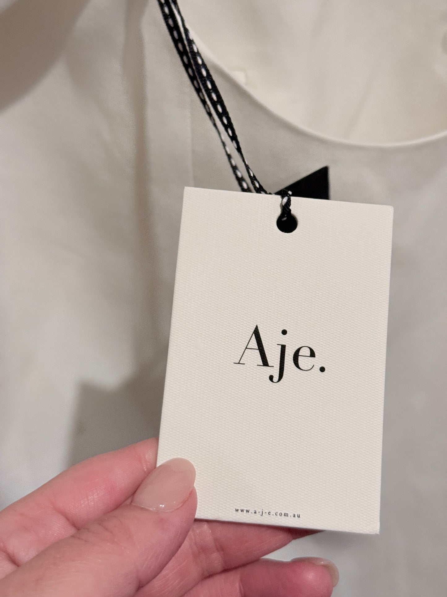 Aje Overture Cutout Blazer White Size 10
