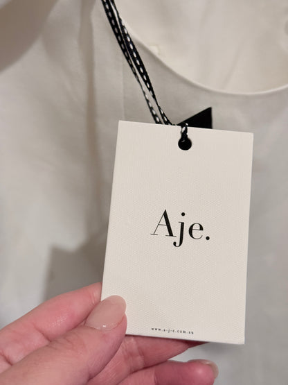 Aje Overture Cutout Blazer White Size 10