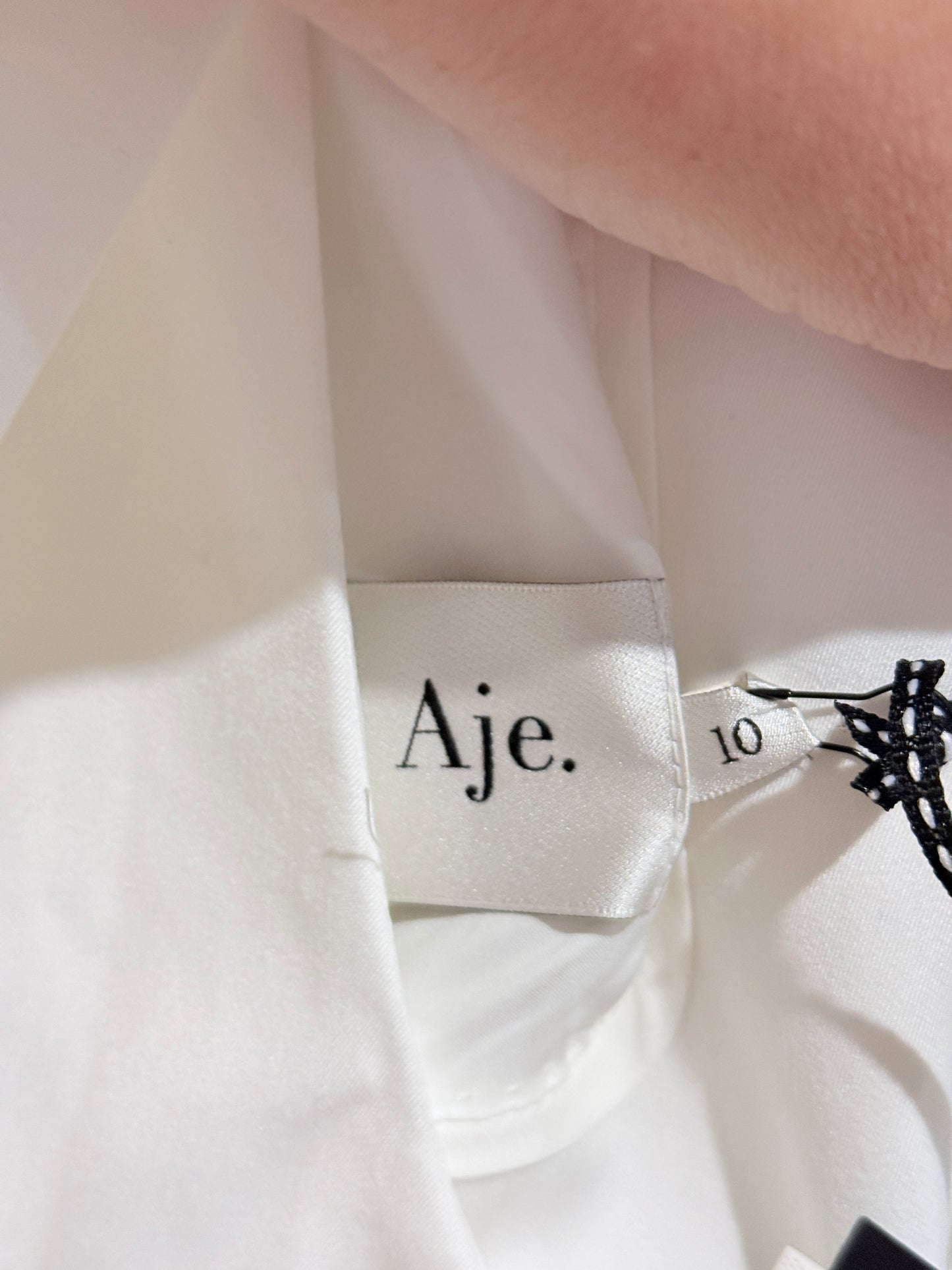 Aje Overture Cutout Blazer White Size 10