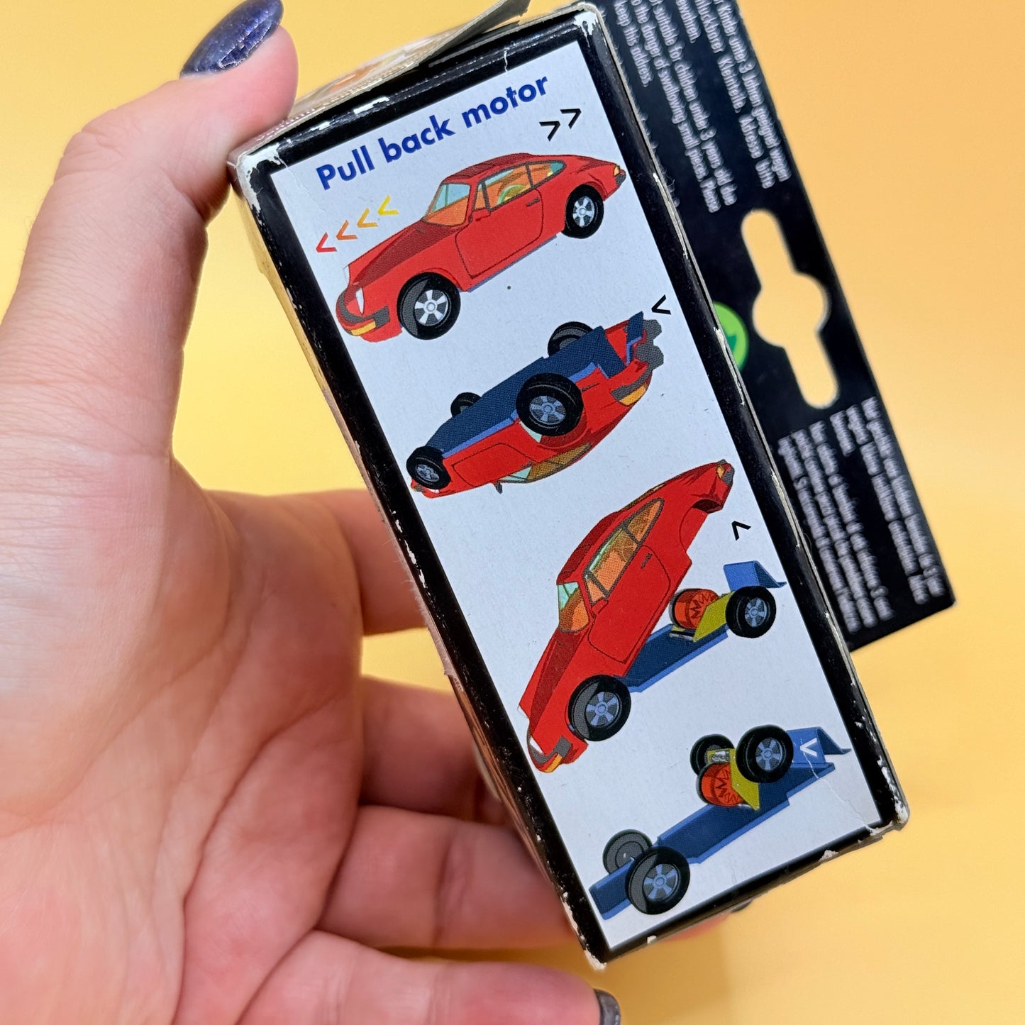 Vintage Darda Motor Pull Back Racing Car Toy