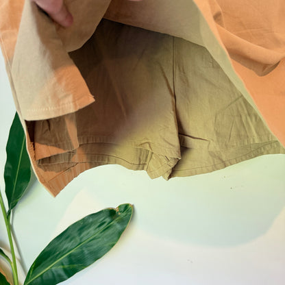 Mirrou Mini Skort Beige - Size 14