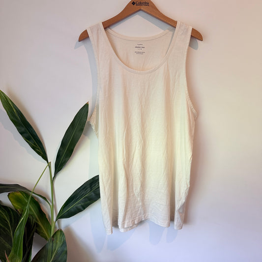 Cotton On Organic Tank – Cream – Size L