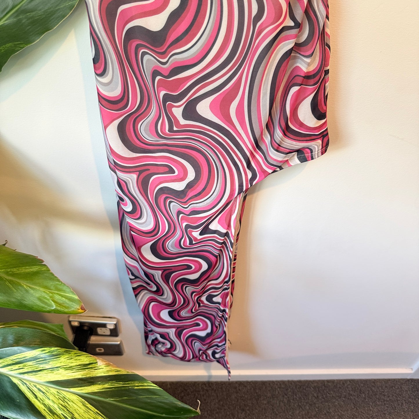 Glassons Swirl Print Slip Dress – Size M