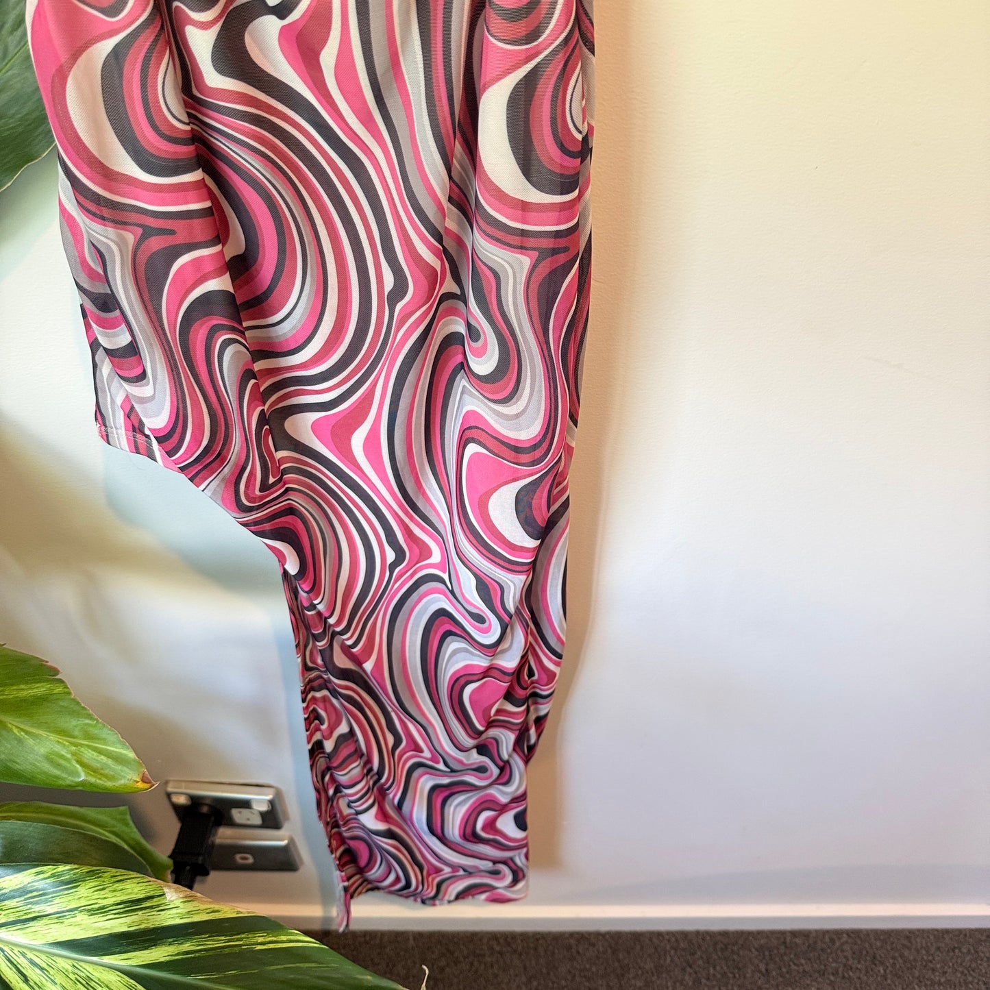 Glassons Swirl Print Slip Dress – Size M