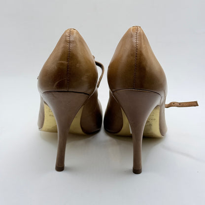 River Island Multi-Strap Leather Stiletto Heels - Size 7