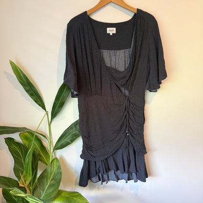 Seed Heritage Polka Dot Ruched Dress – Size 14