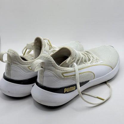 Women’s Puma Softride White & Gold Training Shoes - Size 40 / 9.5
