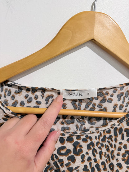 Pagani Size 18 Leopard Print Top