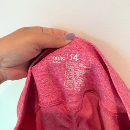 Anko Active Seamless Leggings – Pink – Size 14