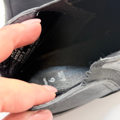 Anko Black Gusset Ankle Boots - Size 9