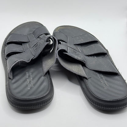 Rocket Men Comfortevole Black Sport Sandals - Size 43