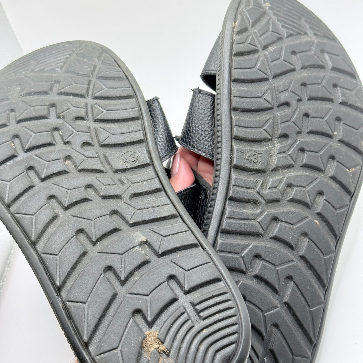 Rocket Men Comfortevole Black Sport Sandals - Size 43