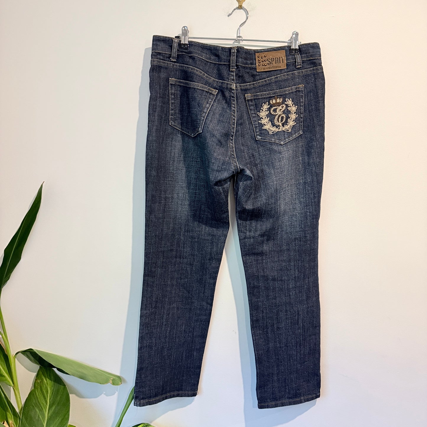 Esprit Size 32 Straight-Leg Denim Jeans