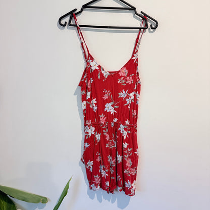 H & M Divided Size 8 V-Neck Playsuit