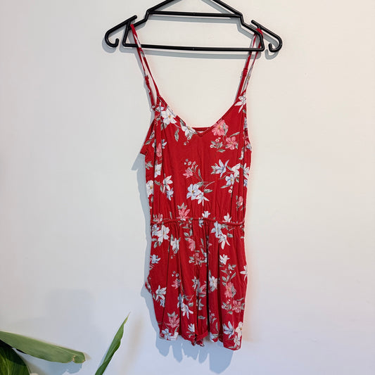 H & M Divided Size 8 V-Neck Playsuit