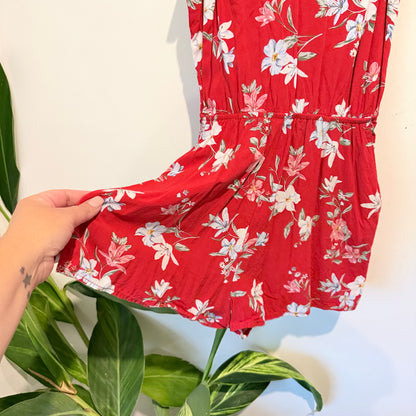 H & M Divided Size 8 V-Neck Playsuit