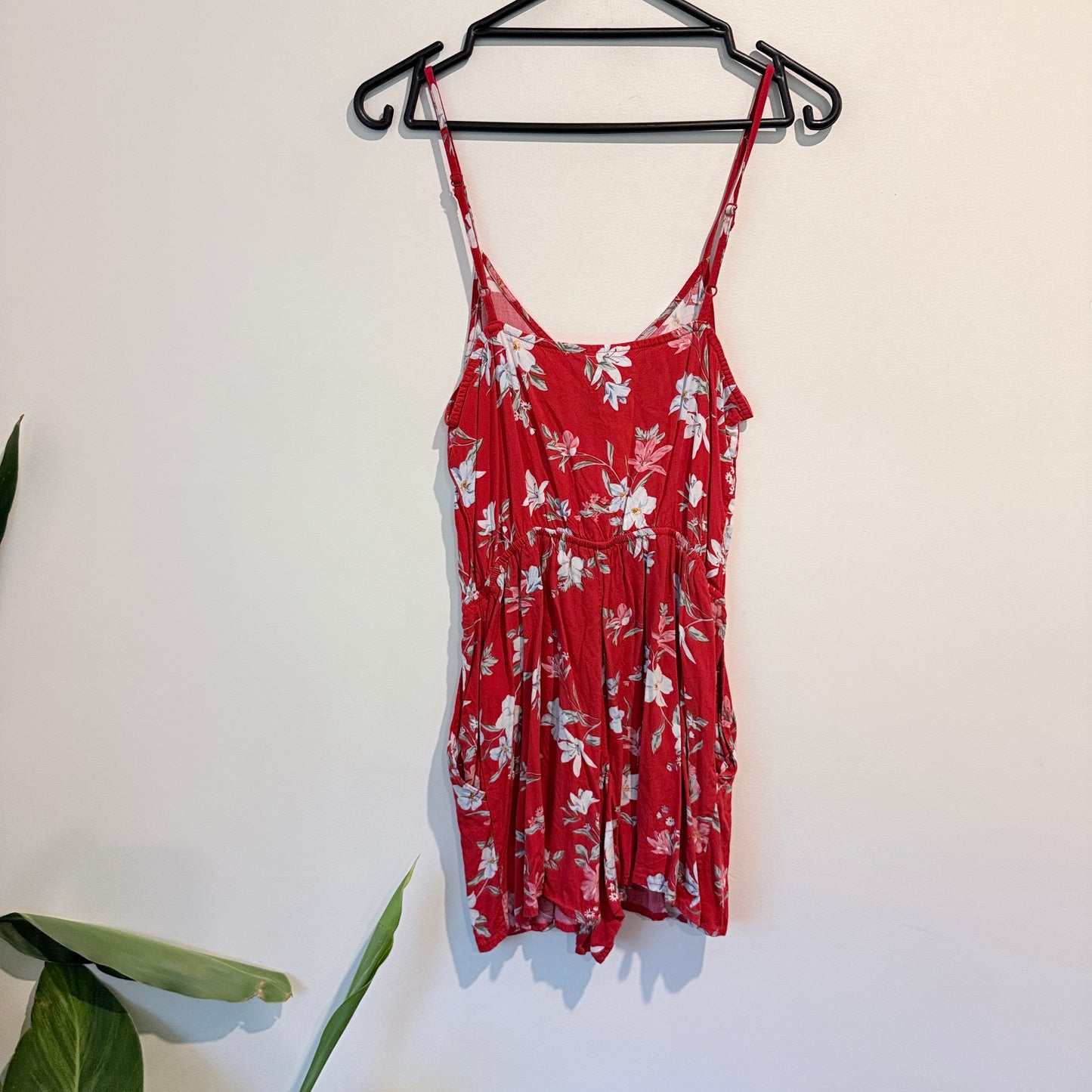 H & M Divided Size 8 V-Neck Playsuit