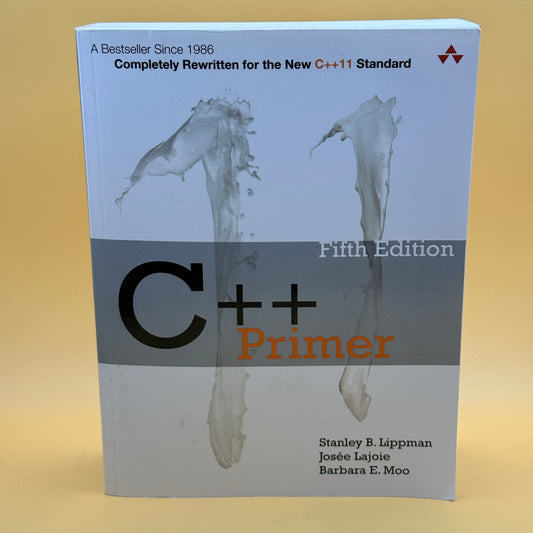 C++ Primer (Fifth Edition) by Stanley B. Lippman, Josée Lajoie & Barbara E. Moo