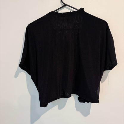 Brand Unknown Size U/Arm to U/Arm 54cm Short-Sleeve Open Ruffle Bolero