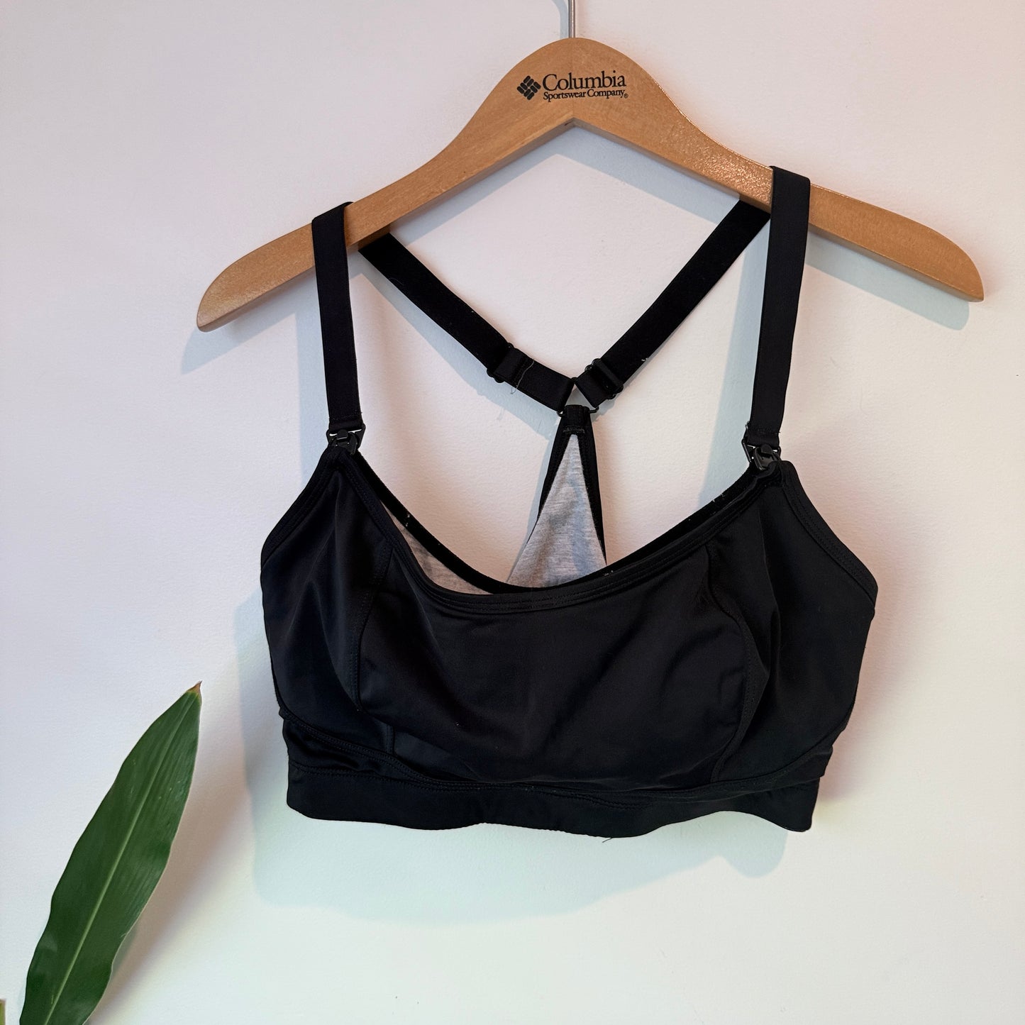 Cadenshae Nursing Sports Bra Black - Size L