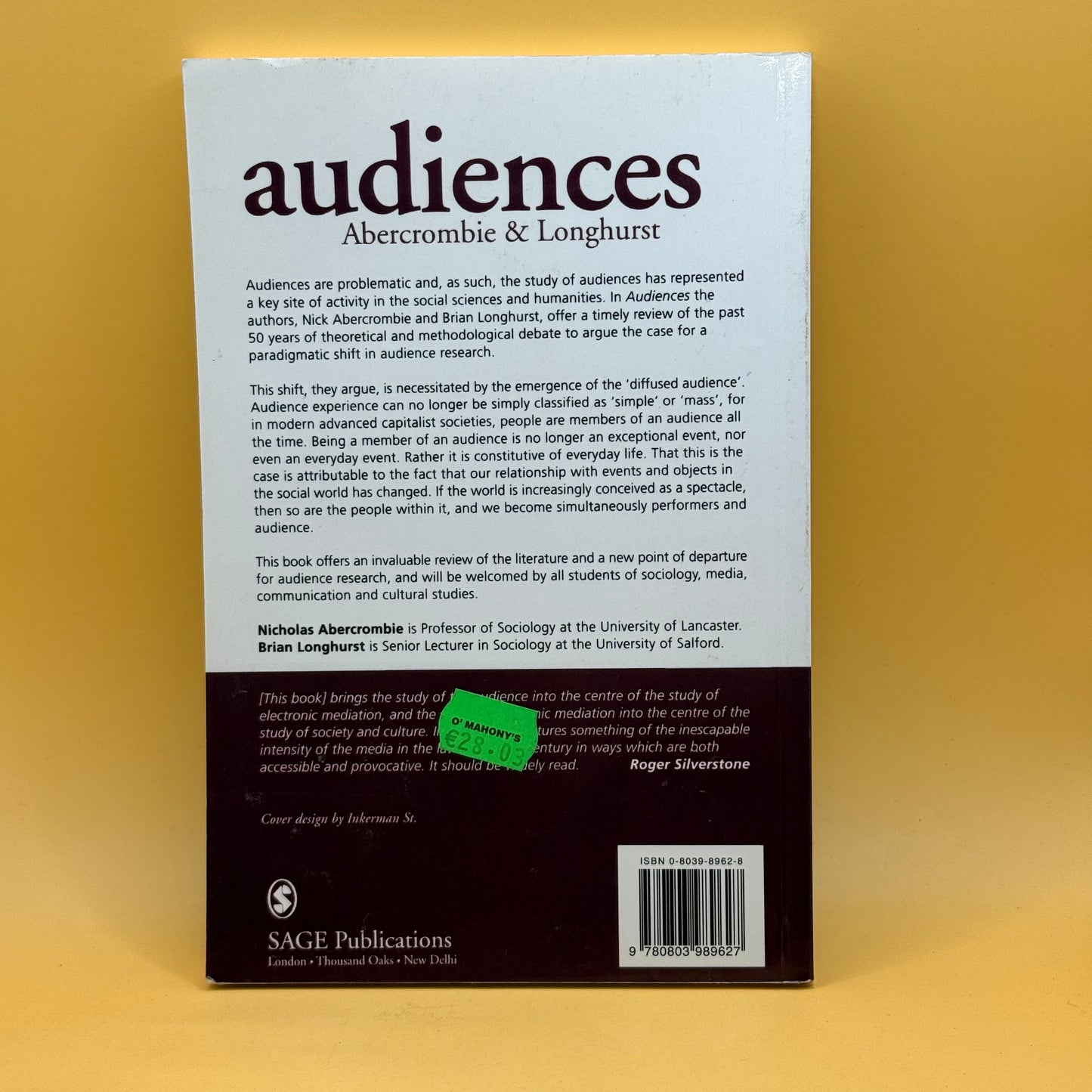 Audiences by Nicholas Abercrombie & Brian Longhurst