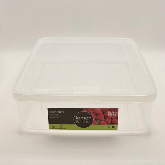 Lemon & Lime 2.8L Stackable Kitchen Storage Container