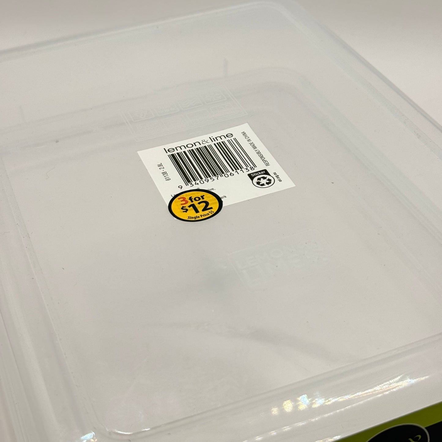 Lemon & Lime 2.8L Stackable Kitchen Storage Container