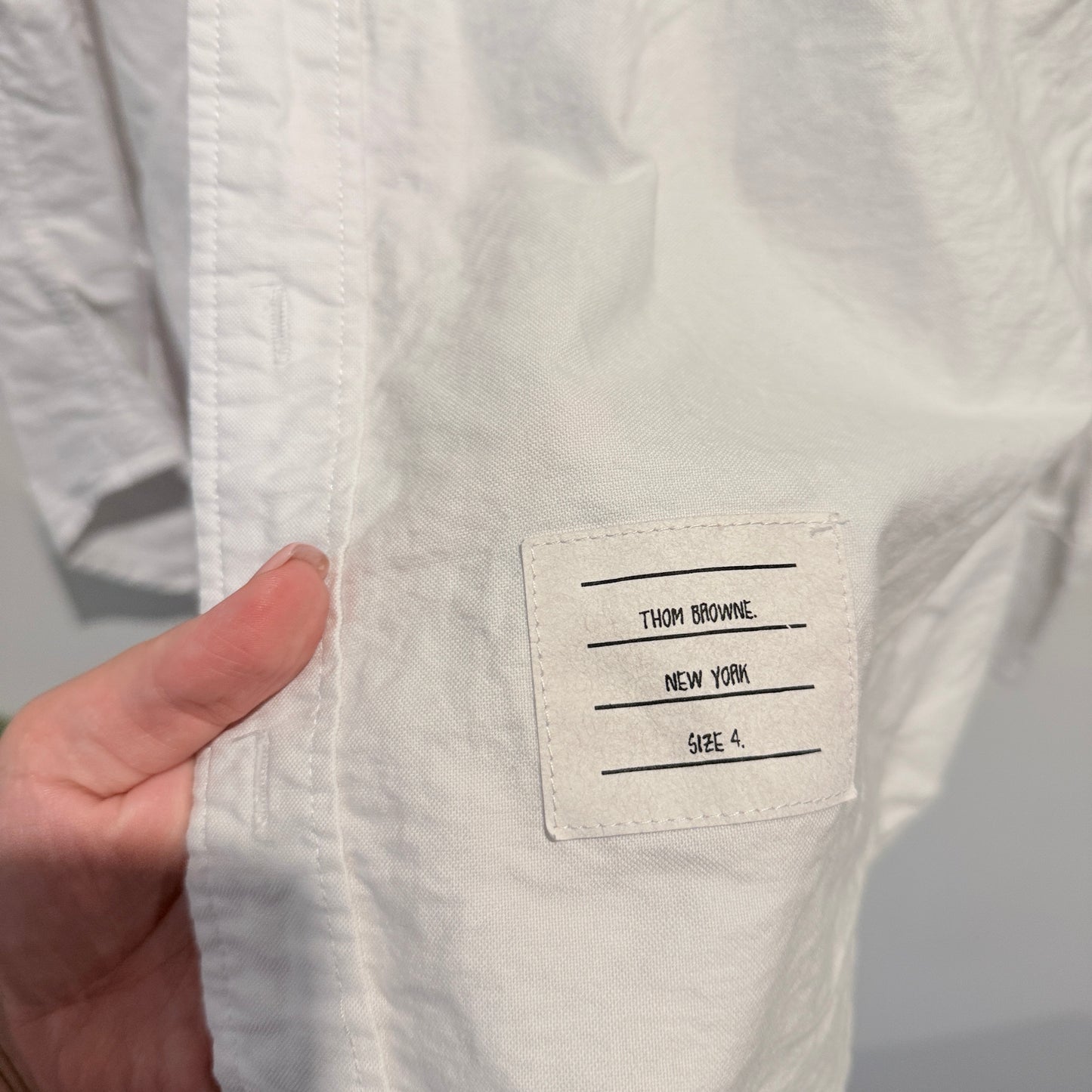 Thom Browne Size 4 Long Sleeve Shirt