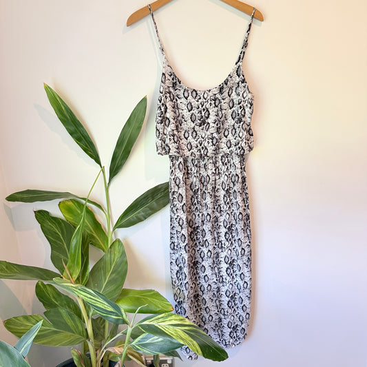 Spirit Womens Snakeskin Print Maxi Dress - Size 12