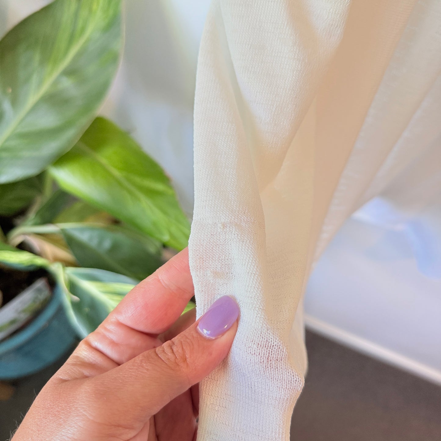 Mirrou Open Front Longline Cardigan White - Size L