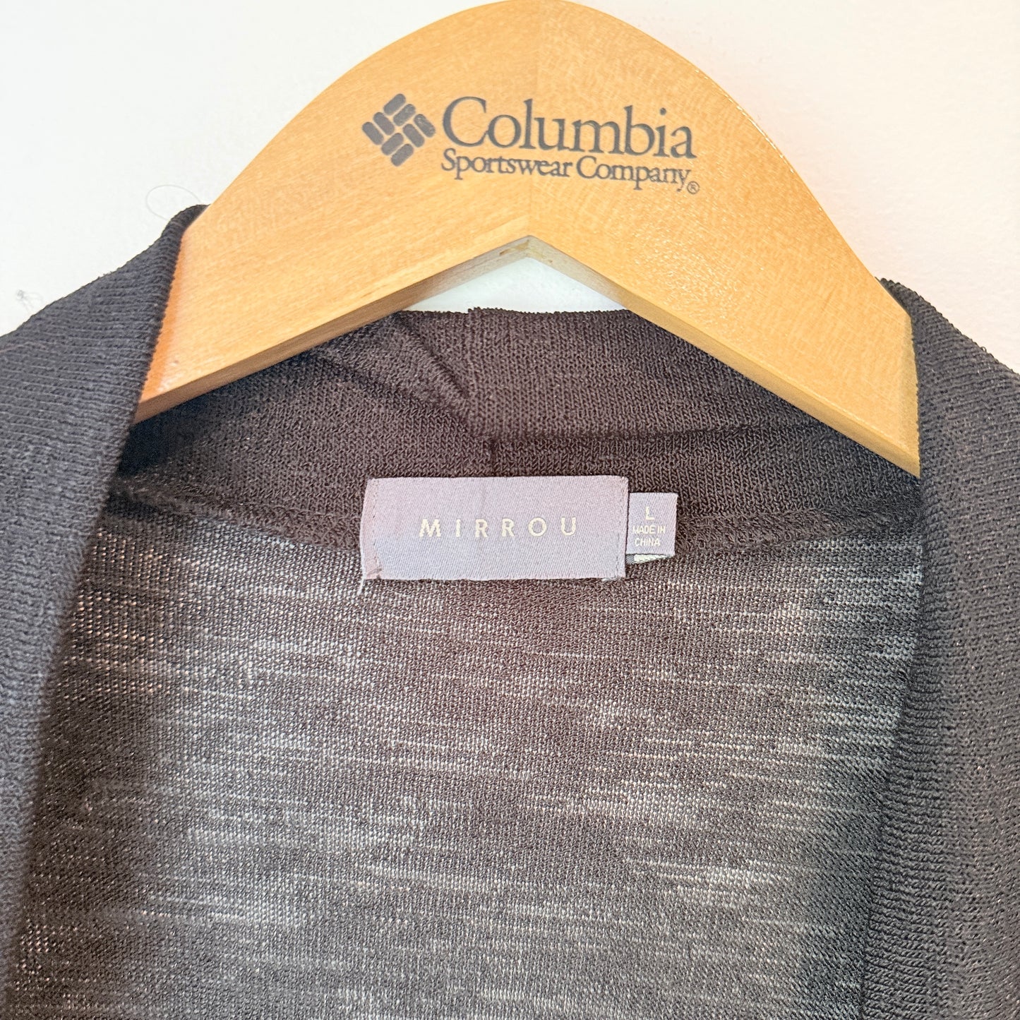 Mirrou Open Front Longline Cardigan Black - Size L