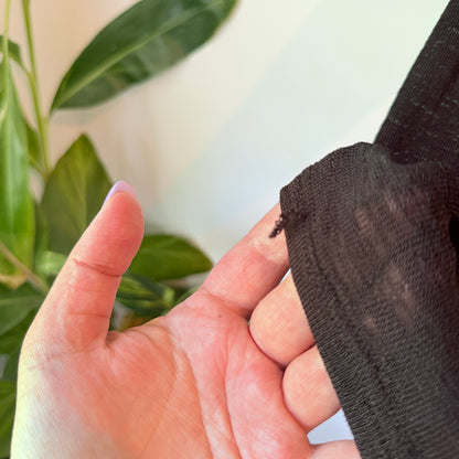 Mirrou Open Front Longline Cardigan Black - Size L