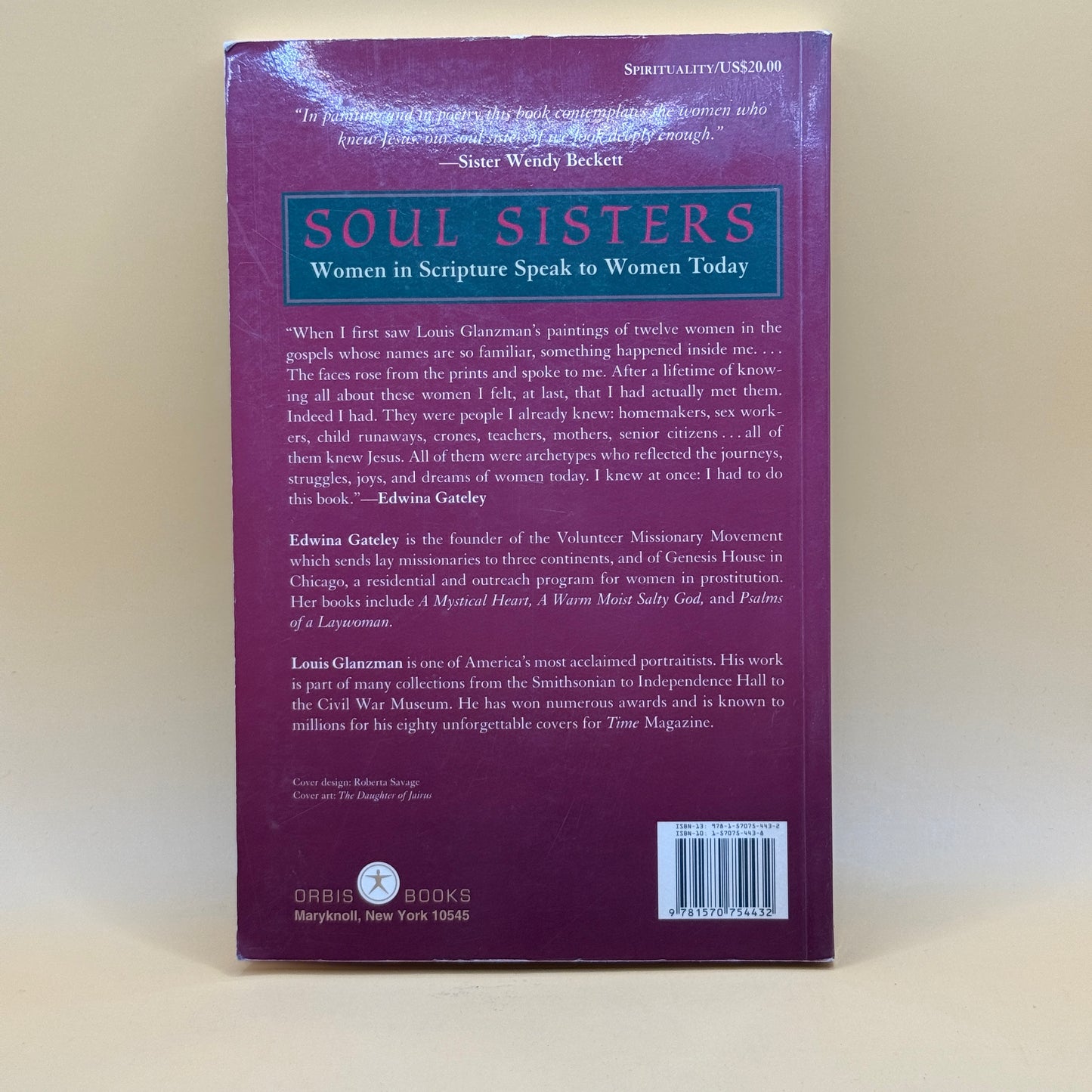 Soul Sisters: Women in Scripture Speak to Women Today by Edwina Gateley