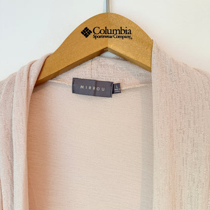 Mirrou Open Front Longline Cardigan - Size L