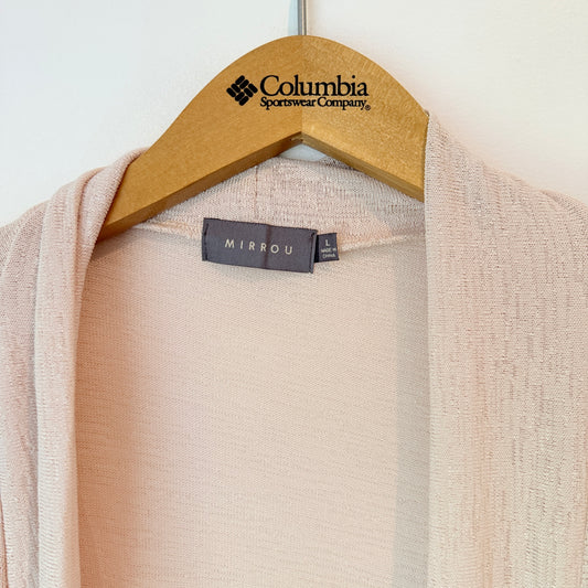 Mirrou Open Front Longline Cardigan - Size L